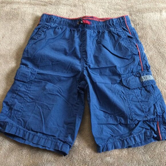 Sz 7 GUC UnionBay Blue Pull On Cargo Shorts - Picture 1 of 7